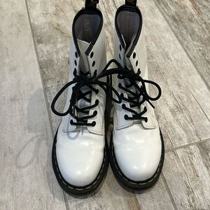 Dr. Martens high top shoes. Size women 9